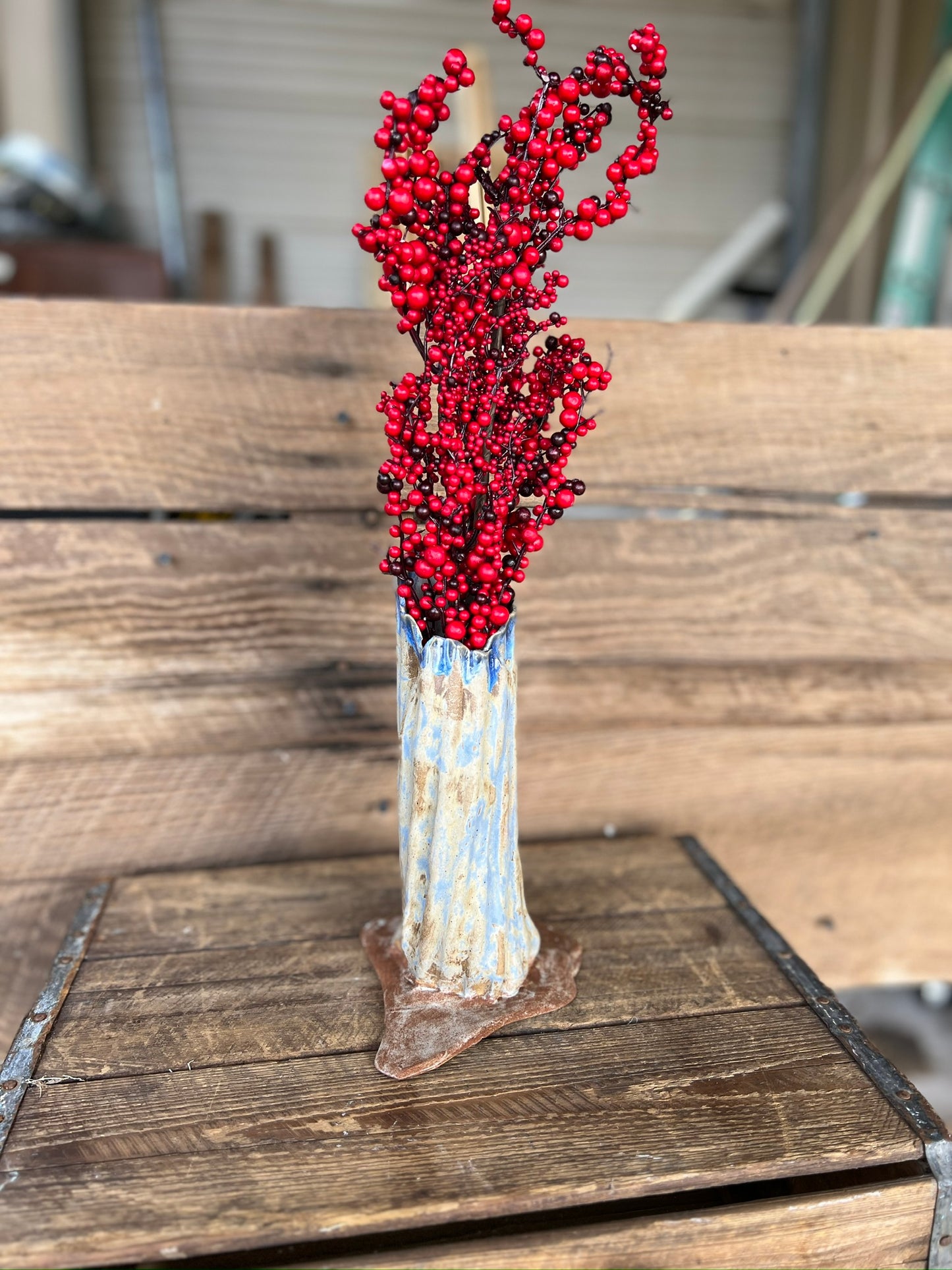 Blue Sky Vase | 10"