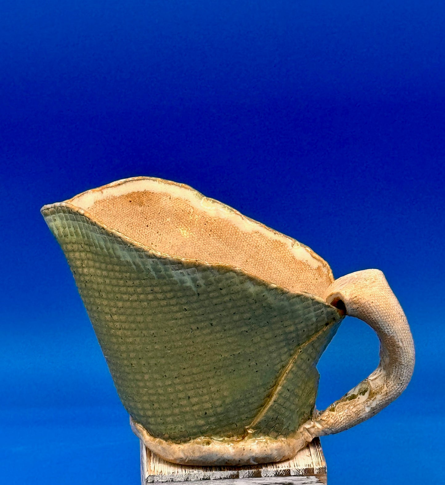 Rustic Summer Green Pitcher