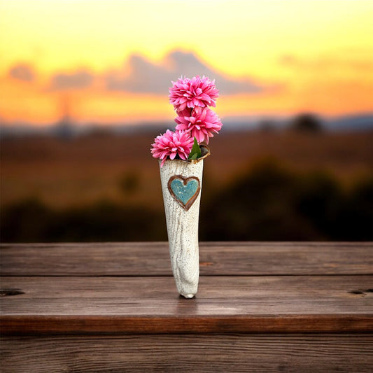 Hanging Pocket Garden with heart