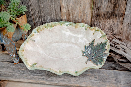 Wide Shallow Serving Bowl